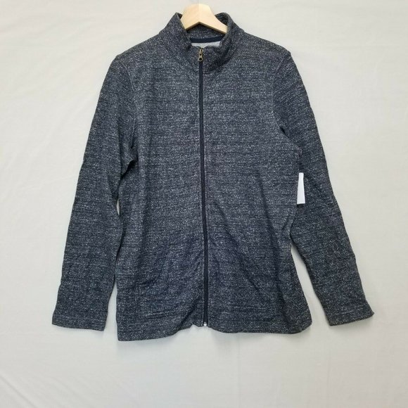 Basic Editions women's jacket size M zip up mock - Picture 5 of 11